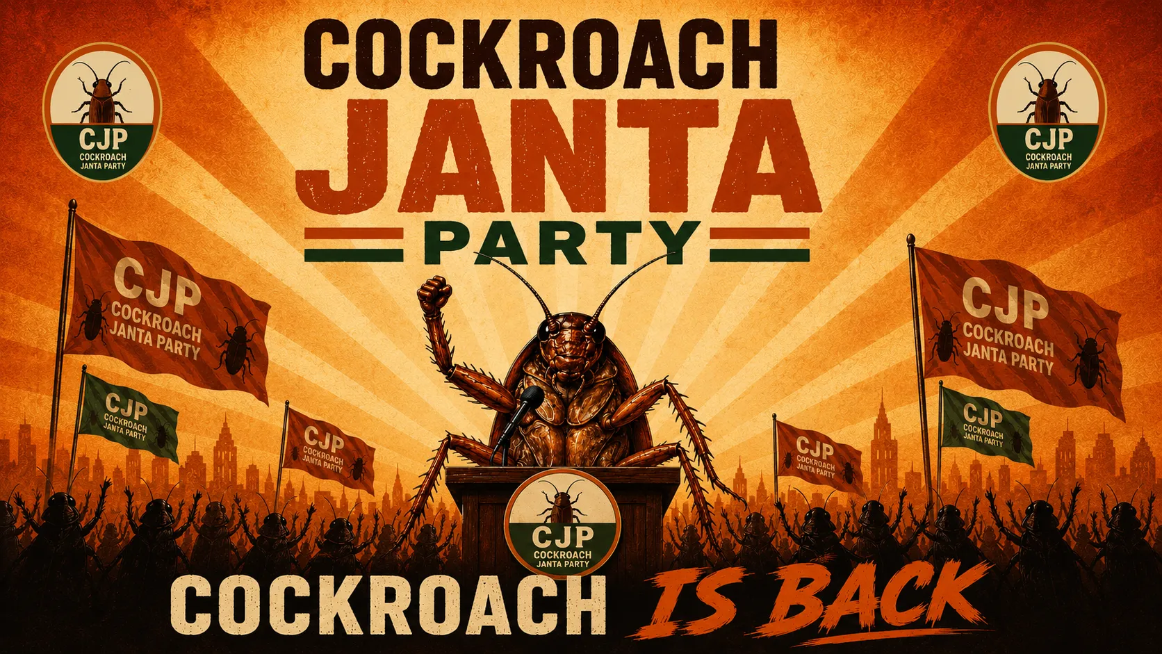 The 'Cockroach' Party Comes to Delhi