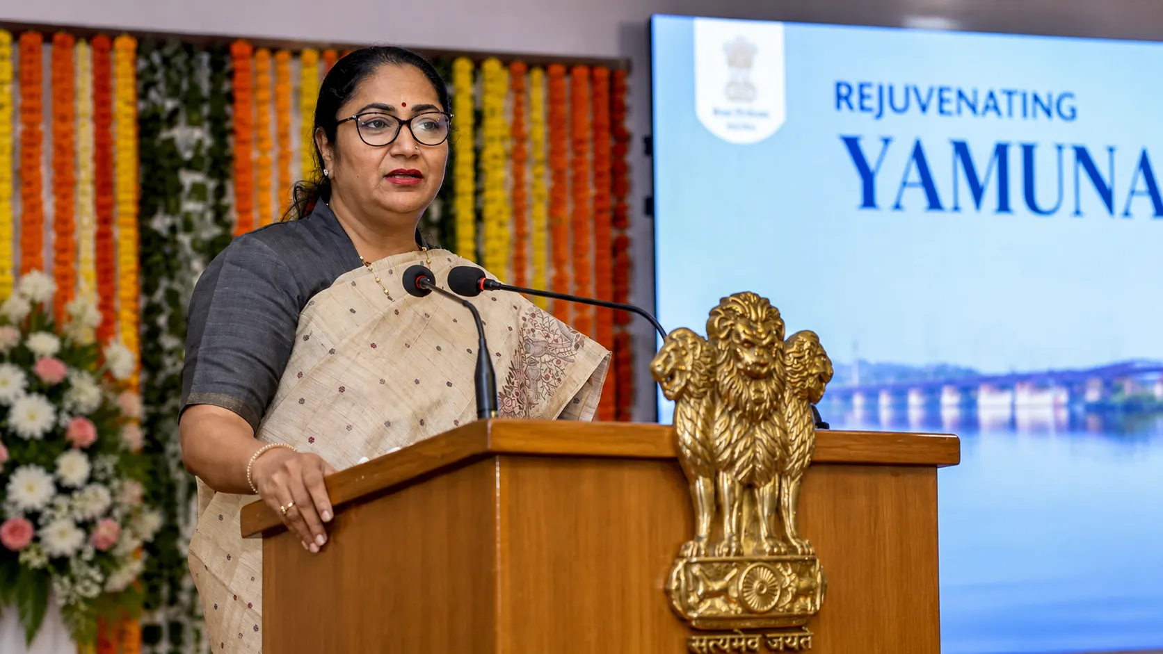 Delhi Chief Minister Rekha Gupta announced collateral-free loans of up to ₹10 crore for women-led startups
