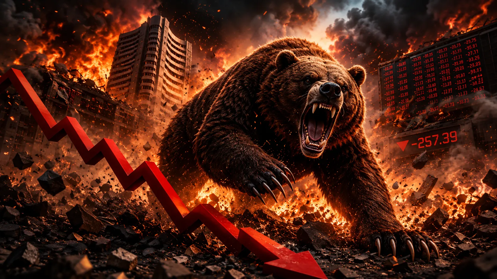 Sensex Sheds 715 Points As Bears Tighten Grip On Dalal Street For Third Straight Day